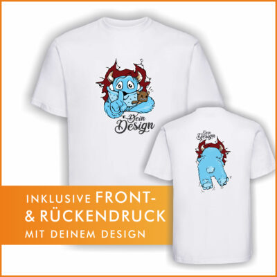 T-Shirt beidseitig bedruckt